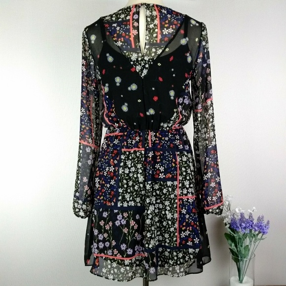 BCBGeneration Floral Print Dress Size 4 - Picture 3 of 8